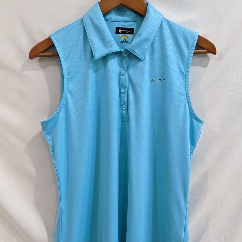 Ladies Greg Norman sleeveless polo Play Dry Technology